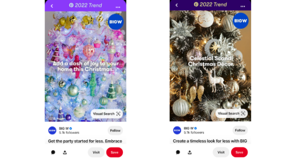 Big W partners with Pinterest for new Christmas collection campaign