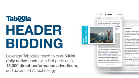 Taboola launches new Header Bidding solution; publishers join