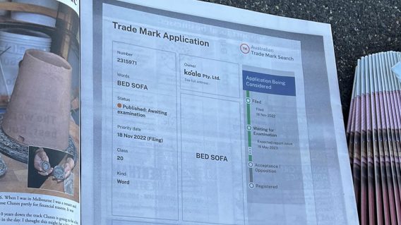Koala moves to trademark the ‘bed sofa’