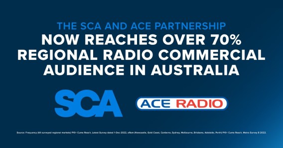 SCA and ACE Radio announce new partnership
