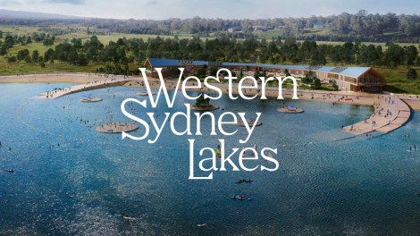 Western Sydney Lakes new brand identity created, via FutureBrand Australia