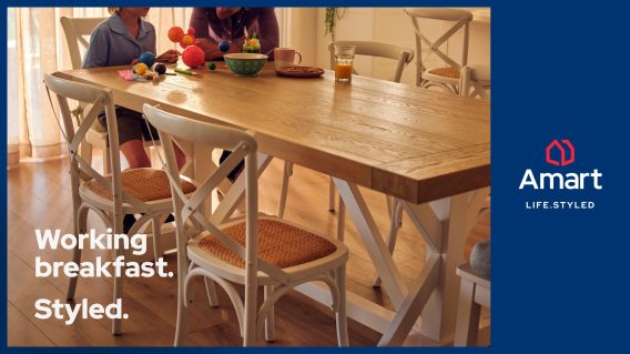 Amart takes refreshed brand live in new campaign via Akcelo