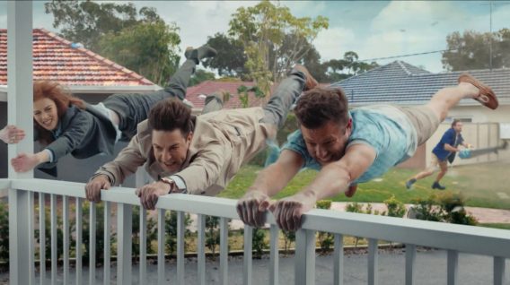 Leaf-blower-induced tornado wreaks havoc in new Budget Direct spot