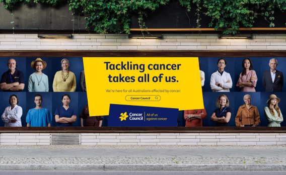 Cancer Council launches masterbrand campaign via Archibald Williams