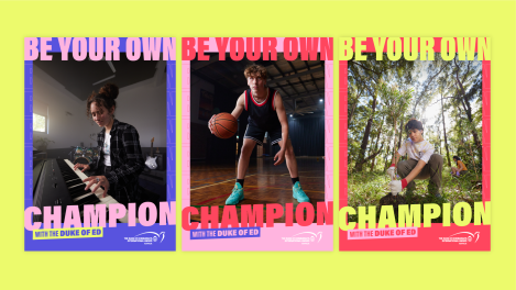‘Be Your Own Champion’: New Duke of Ed campaign via Paper Moose