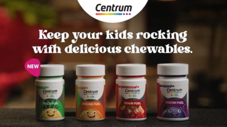 New Centrum kids chewables campaign via Hero