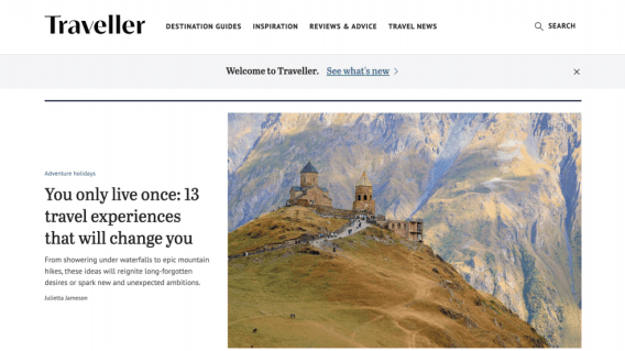 Nine’s Traveller revamped ahead of metro title integration