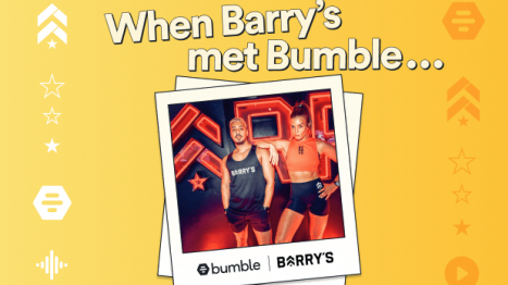 Bumble and Barry’s new campaign helping fitness fanatics find love