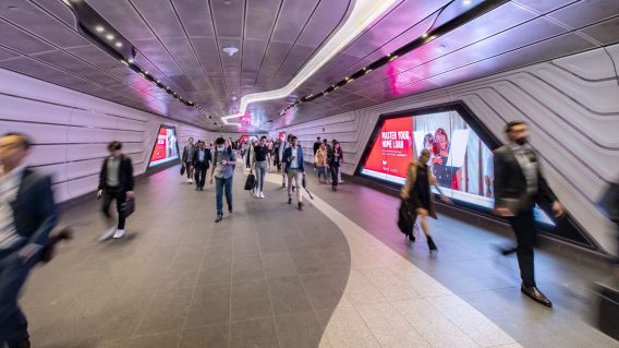 JCDecaux, Westpac take over Sydney’s Wynyard to Barangaroo tunnel in new OOH partnership