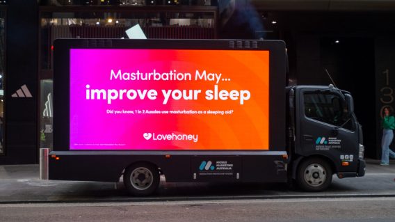 Lovehoney highlights health benefits of self-pleasure in bold new OOH campaign