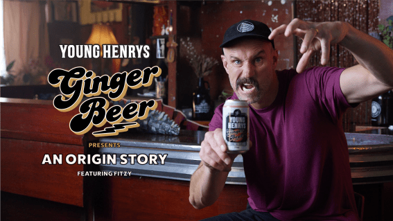 Young Henrys launches new ginger beer product with origin story campaign via Paper Moose