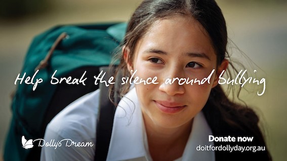 The Open Arm’s new anti-bullying campaign for Dolly’s Dream encourages kids to speak up