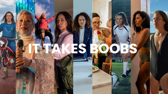 Cocogun kicks balls with launch of ‘It Takes Boobs’ campaign for Stella Insurance