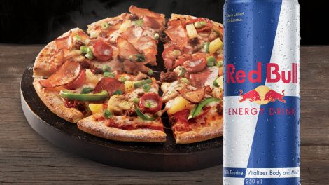 Dominos partners with Red Bull