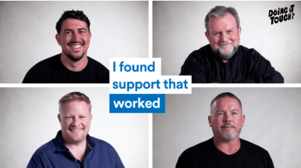 Suicide Prevention Australia’s new campaign encourages men ‘doing it tough’ to reach out