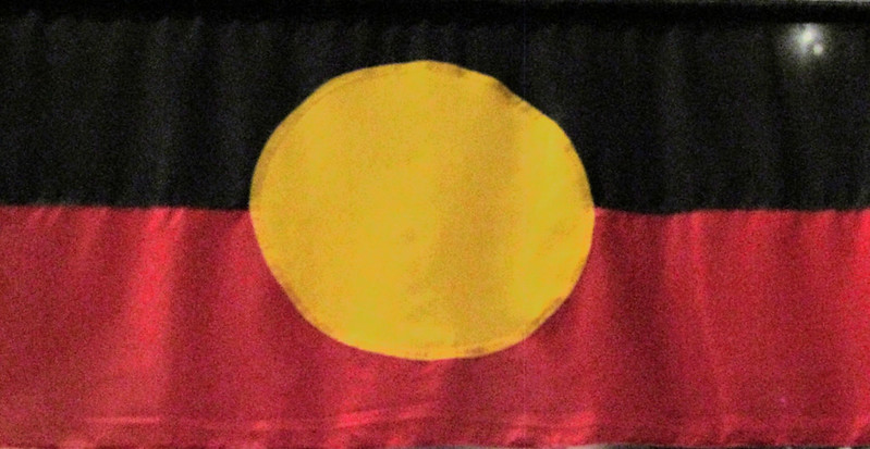 The Aboriginal flag.