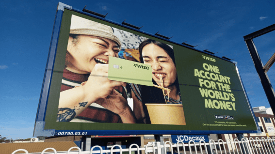Wise launches first Australian OOH campaign since rebrand
