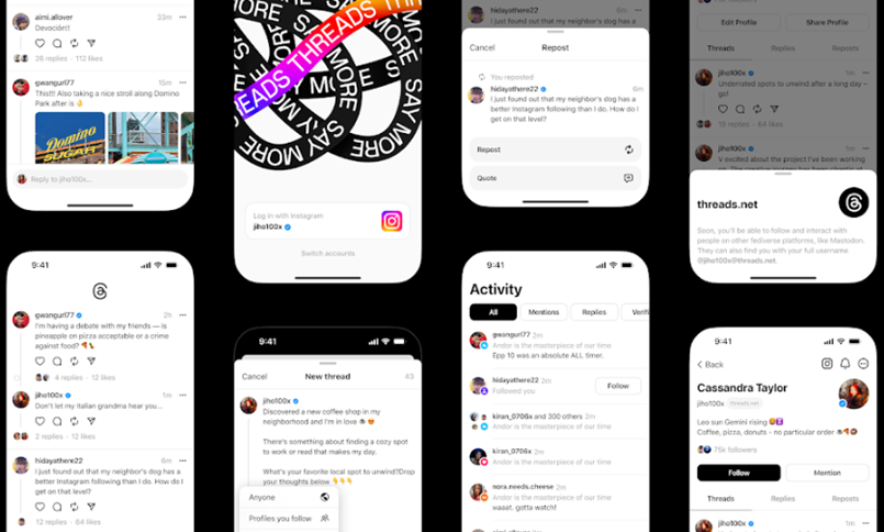Threads Meta social platform