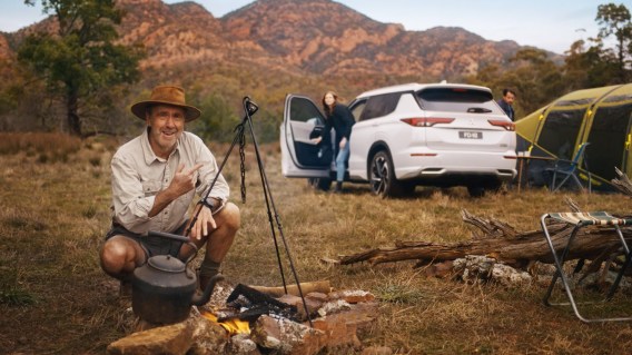 Russell Coight accidentally promotes Mitsubishi’s EV in new campaign