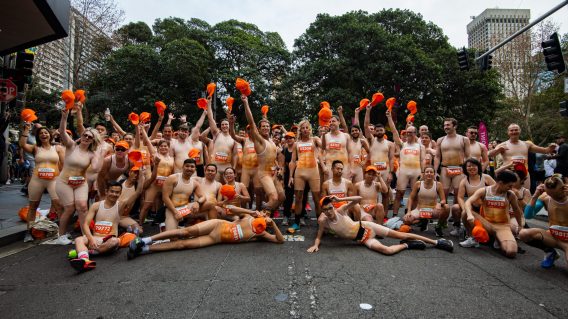 Amaysim brings campaign to the streets with City2Surf nudie run