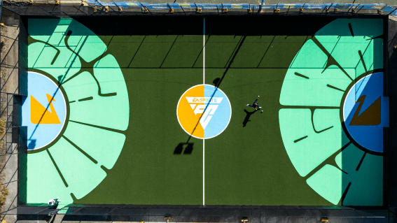 EA Sports unveils permanent Sam Kerr soccer pitch in Sydney