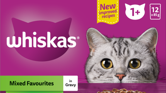 WHISKAS debuts updated pawsome pouch designs and recipes