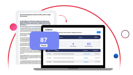 Medianet’s Pickup Tracker empowers PR professionals with AI