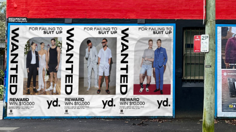 Crimes against fashion will not be tolerated in yd.’s new OOH campaign