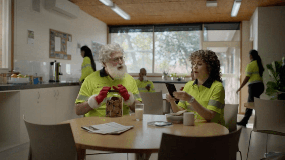 Santa Claus goes undercover in Australia Post Christmas campaign
