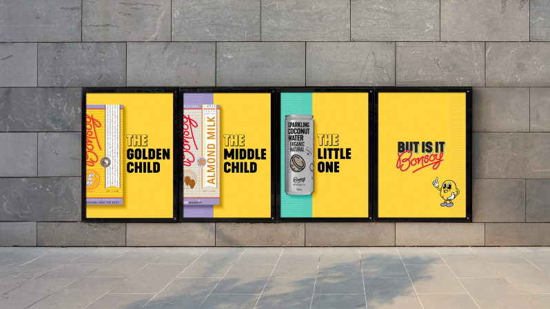 Bonsoy launch new non soy range via Thinkerbell