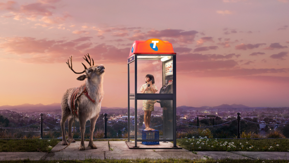 Dasher gets lost in Australia in Telstra’s ‘Hello Christmas’ campaign