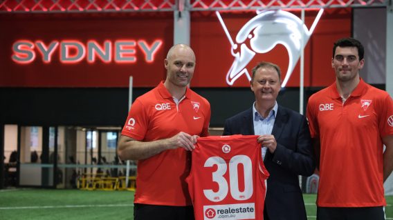 Sydney Swans and realestate.com.au push partnership to ten-year mark