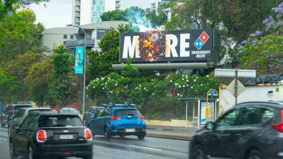 Domino’s Pizza and goa Billboards launch smoky campaign… literally