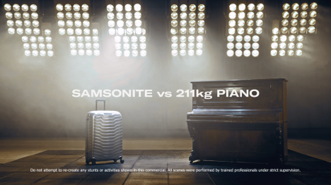 Samsonite and TRP crush their newest advertising campaign