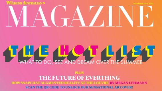 Snap Inc. and the Weekend Australian Magazine unveil magazine cover powered by AR