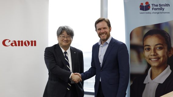 The Smith Family and Canon Oceania announce CSR partnership to support disadvantaged children