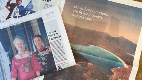 Tourism Tasmania sends well wishes to Denmark’s new Tassie-born Queen
