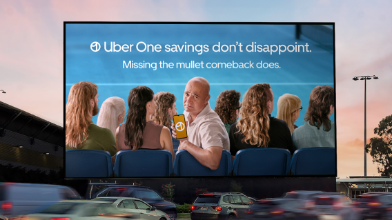 ‘I knew the joke would land well’: Mullet man Andre Agassi stars in new Uber One spot, via Special