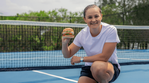 Ash Barty teams with Grill’d for range of Barty Burgers