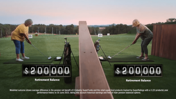 Industry SuperFund directs Aussies to compare something else, via The Shannon Company