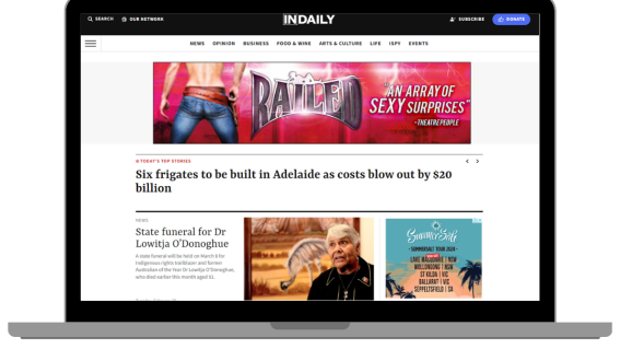 InDaily announces new website design and editorial team changes