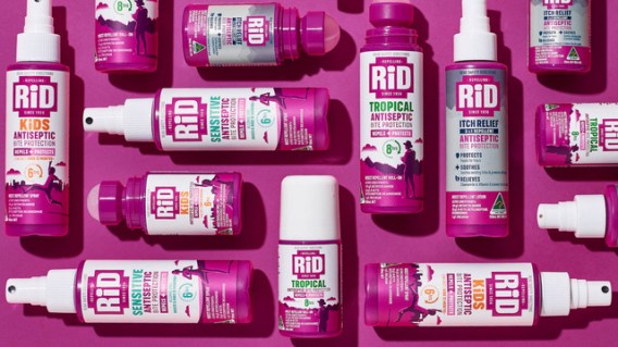 Insect repellent brand RiD updates its branding materials via WhatCameNext_
