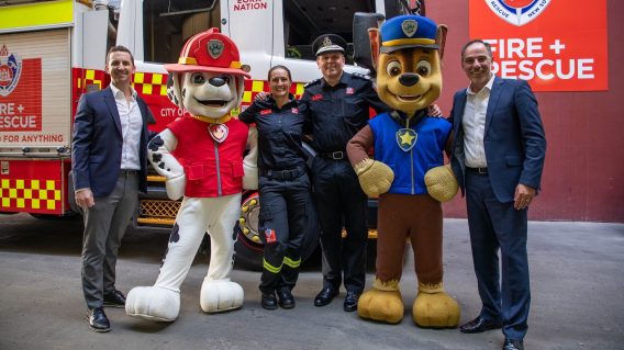 Paramount ANZ and FRNSW announce pawsome partnership for fire safety