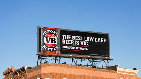 VB launches low-carb beer with OOH support