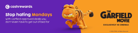 Cashrewards fights Mondayitis with new collaborative campaign with The Garfield Movie