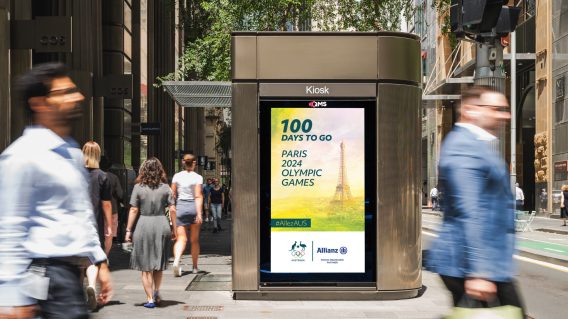 QMS launches Paris 2024 digital screen network across Australia