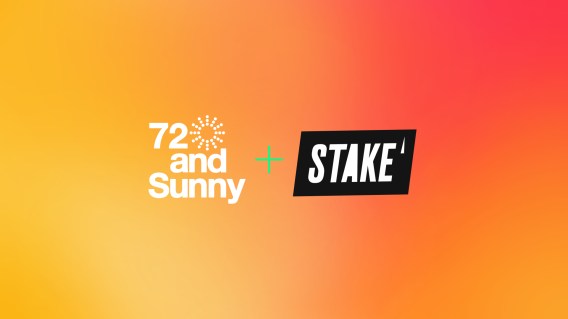 Stake appoints 72andSunny as creative partner