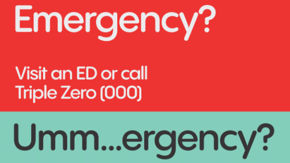 South Australia’s ‘Umm…ergency?’ campaign tackles emergency department pressure