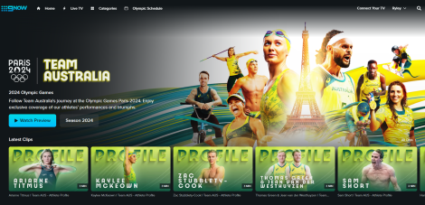 9NOW platform receives refresh for the 2024 Paris Olympics