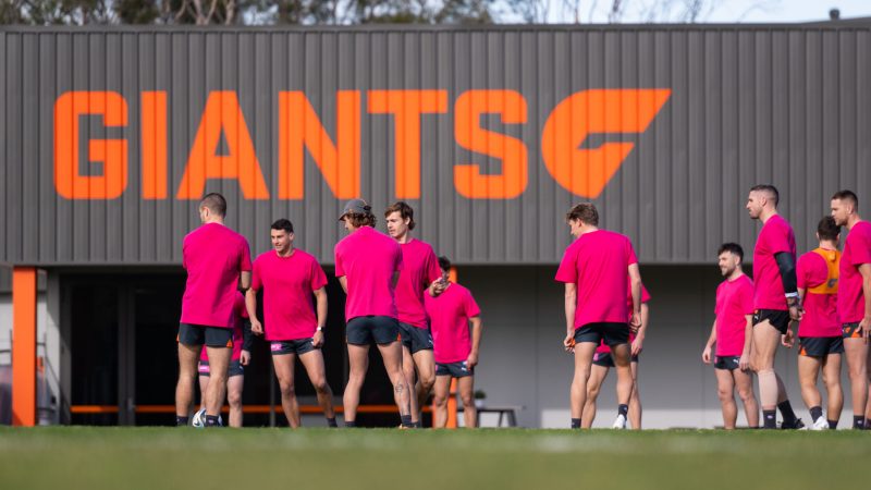 GWS Giants sign Aware Super as official partner
